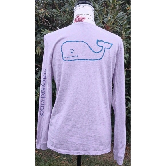 Vineyard Vines Purple Long Sleeve Shirt XL Youth Small Women's Casual Work - Picture 1 of 7